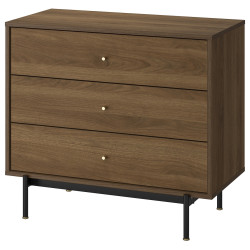 Comoda Ikea Radmanso 3 sertare 90x48x81 (Nuc maro) Thumb