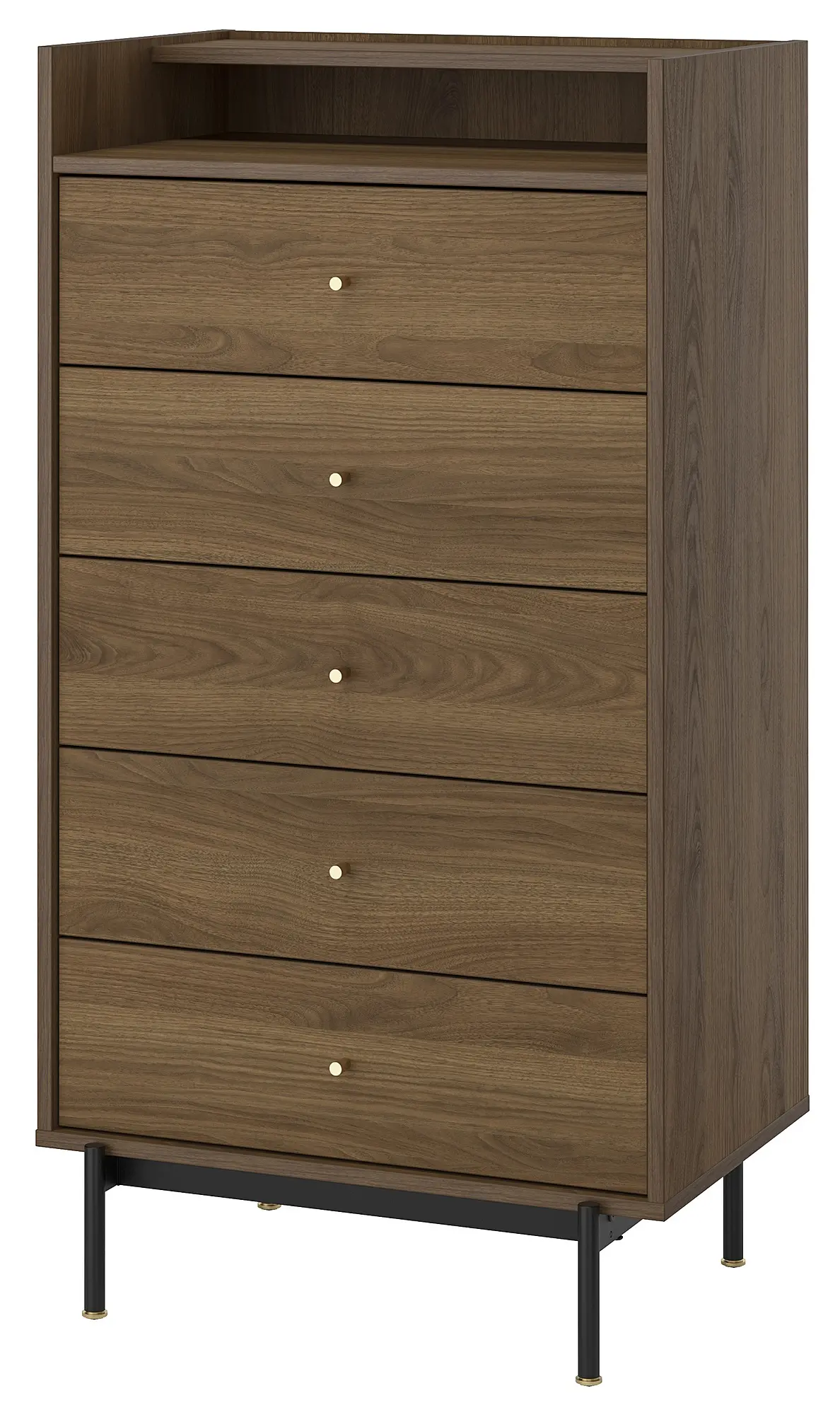 Comoda Ikea Radmanso 5 sertare 70x48x132 (Nuc maro)