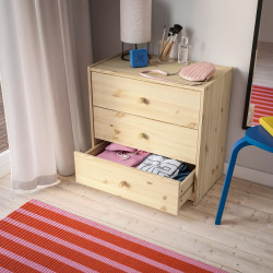 Комод Ikea Rast 3 ящика 60x59 (Сосна) Thumb