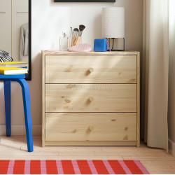 Comoda Ikea Rast 3 sertare 60x59 (Pin)