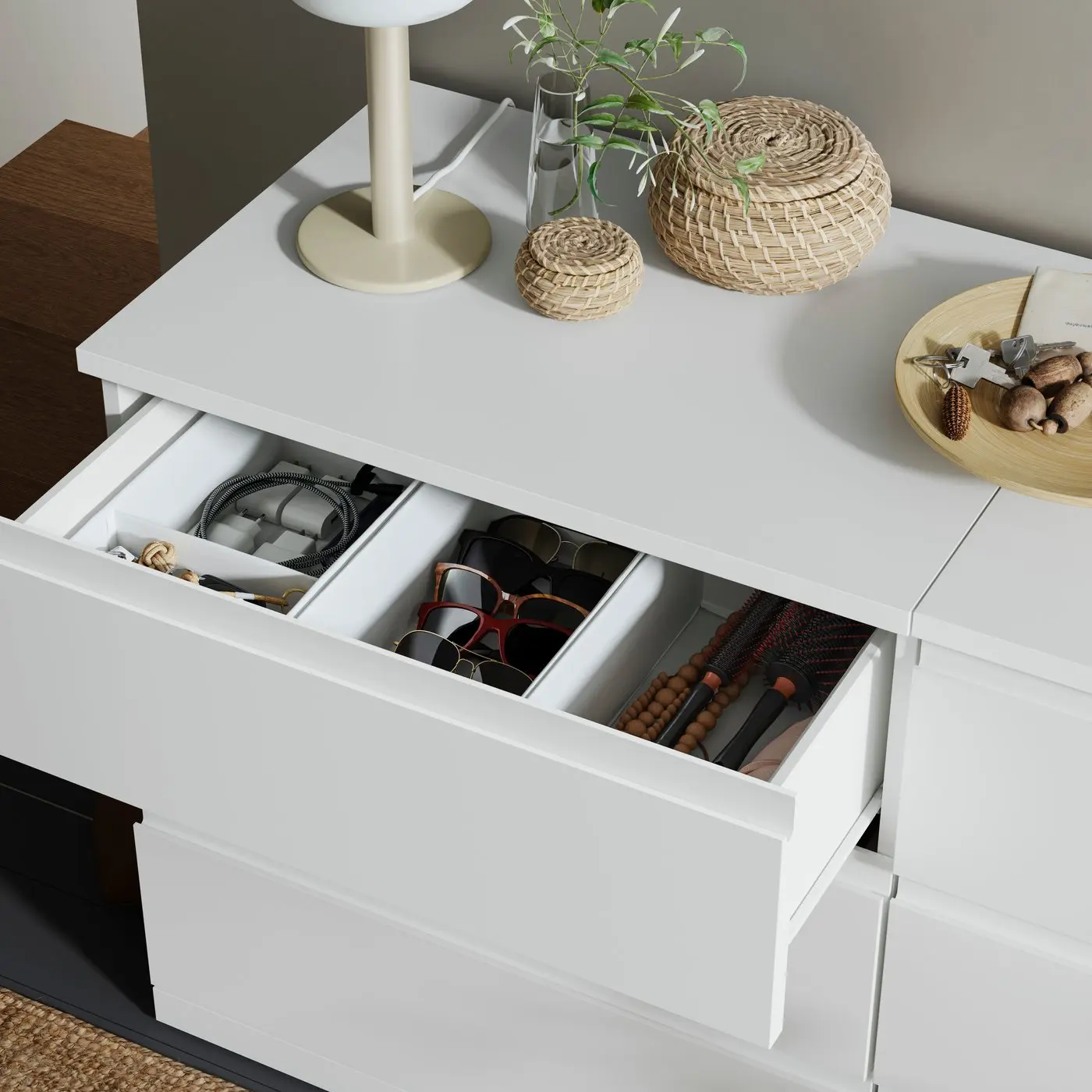 Comoda Ikea Storklinta 140x50x75 (Alb) - 5