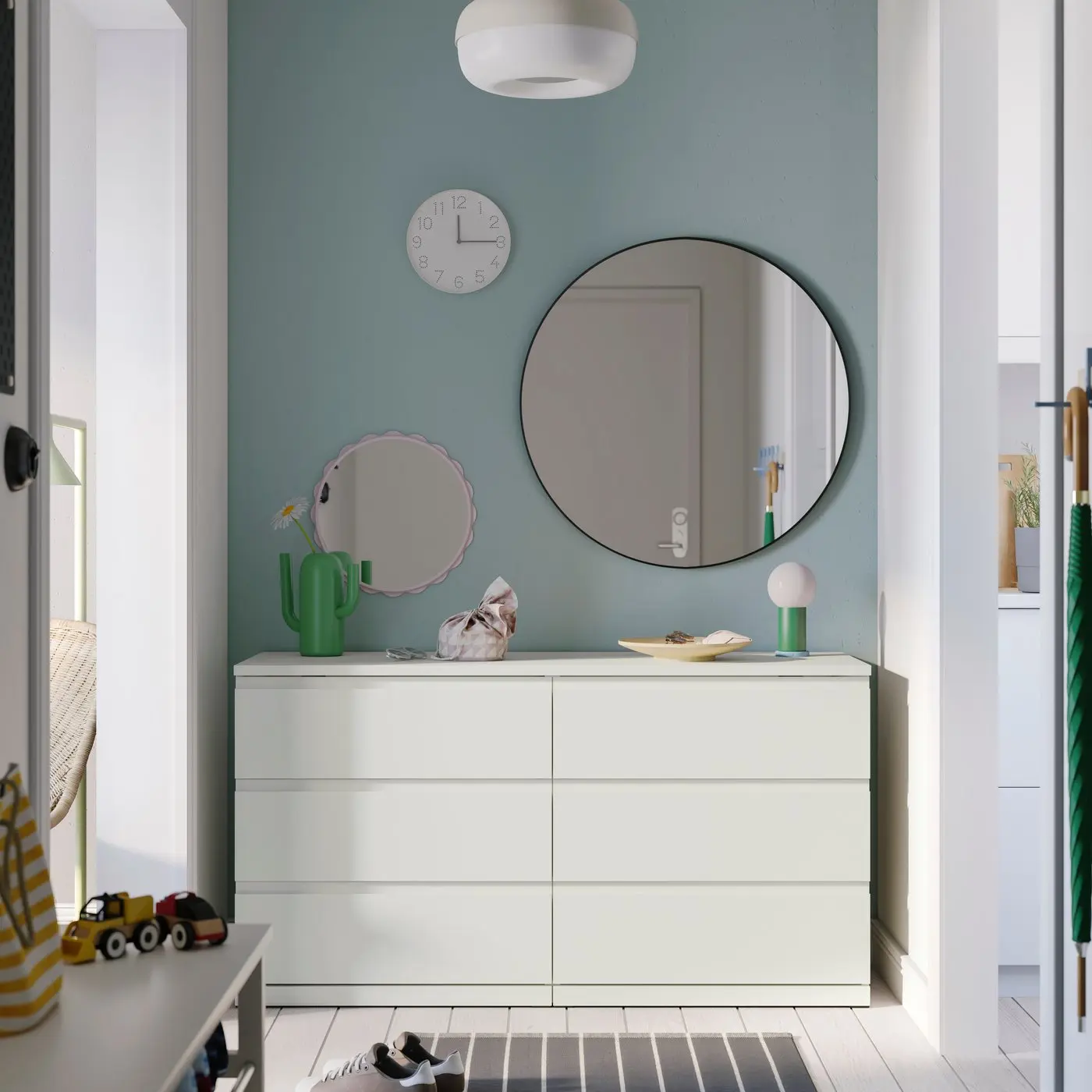Comoda Ikea Storklinta 140x50x75 (Alb) - 6