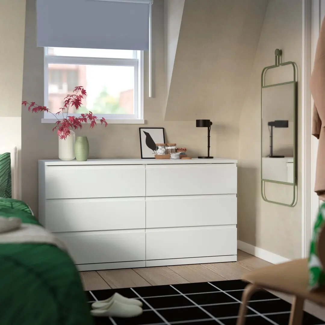 Comoda Ikea Storklinta 140x50x75 (Alb)
