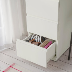 Comoda Ikea Storklinta 40x50x120 (Alb) Thumb