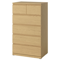 Comoda Ikea Storklinta 70x50x120 (Stejar) Thumb