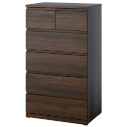 Comoda Ikea Storklinta 70x50x120 (Maro inchis) Thumb