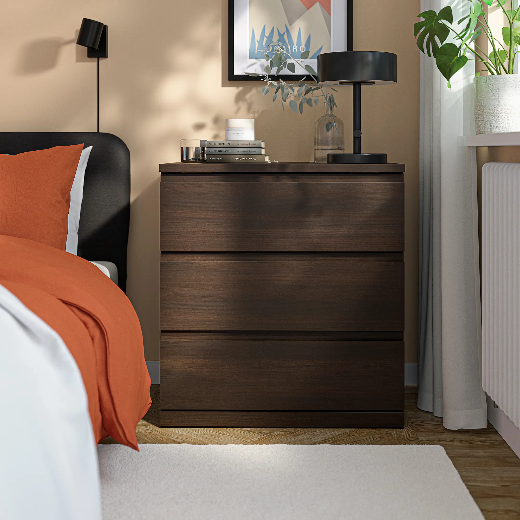 Comoda Ikea Storklinta 70x50x75 (Maro inchis) - 4