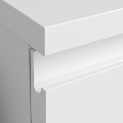 Comoda Ikea Storklinta 70x50x98 (Alb) Thumb