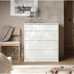 Comoda Ikea Tonstad 4 sertare 82x47x91 (Alb murdar)