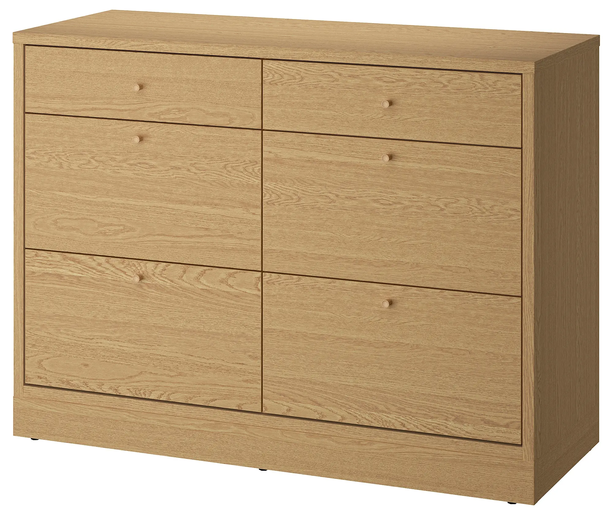 Comoda Ikea Tonstad 6 sertare 120x47x90 (Furnir stejar)