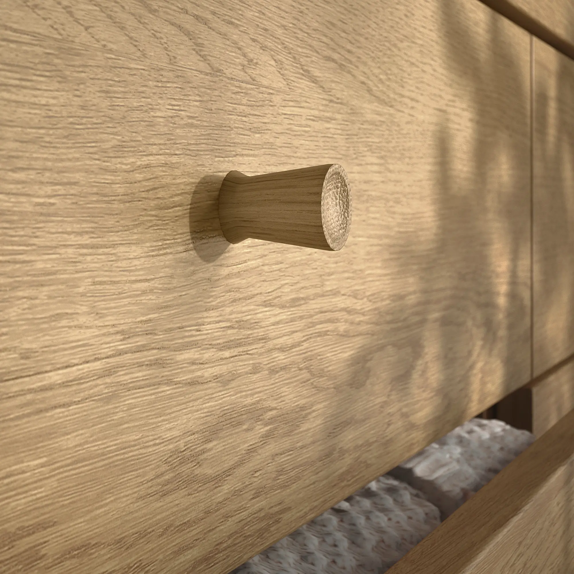 Comoda Ikea Tonstad 6 sertare 120x47x90 (Furnir stejar)