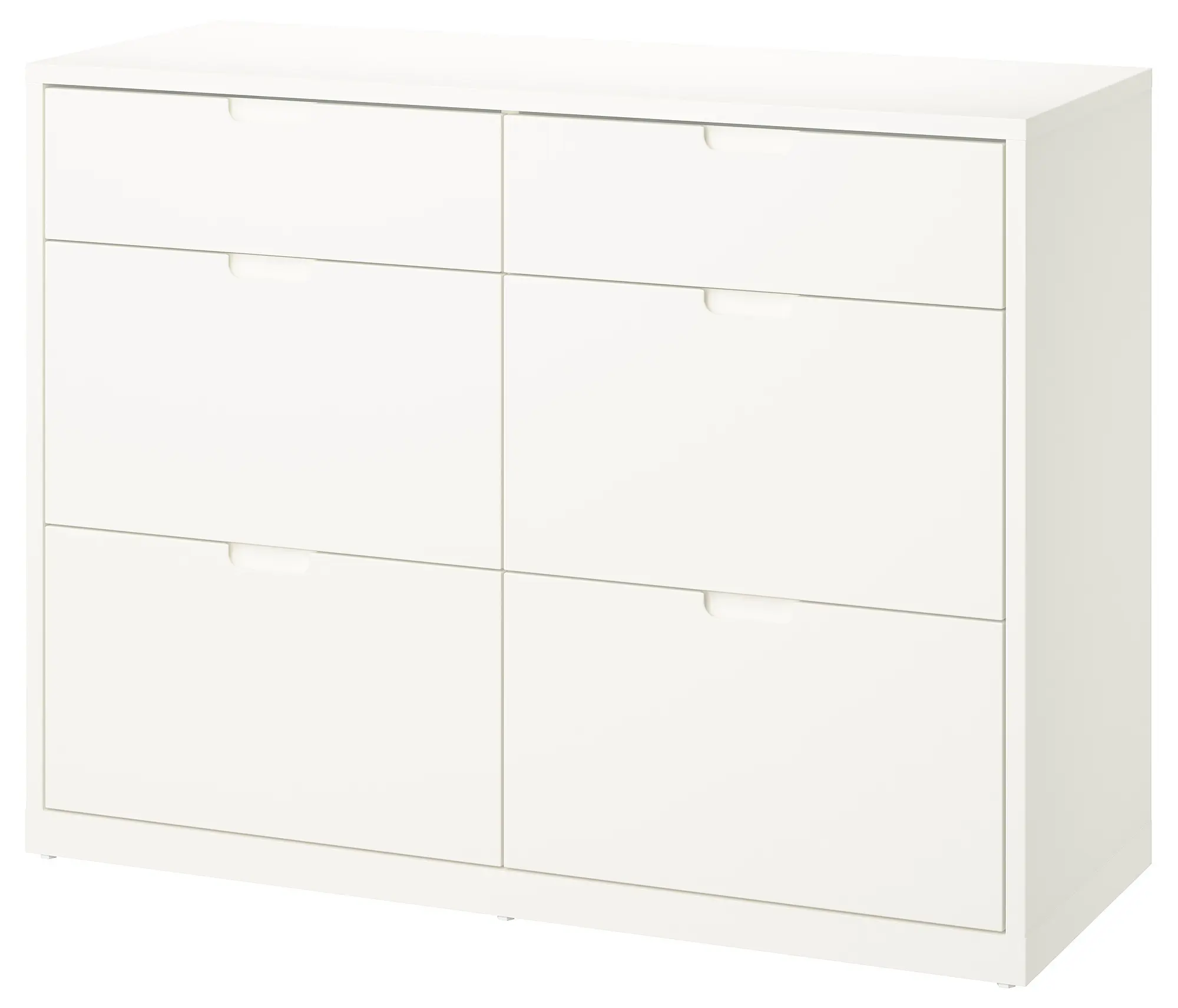 Comoda Ikea Tonstad 6 sertare 120x47x91 (Alb murdar)