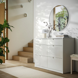 Comoda Ikea Tonstad 6 sertare 120x47x91 (Alb murdar) Thumb