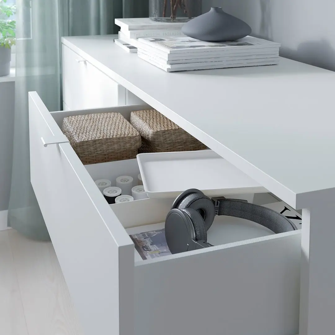 Комод Ikea Vihals 140x47x75 (Белый)