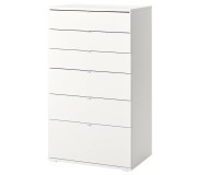 Комод Ikea Vihals 70x47x125 (Белый)