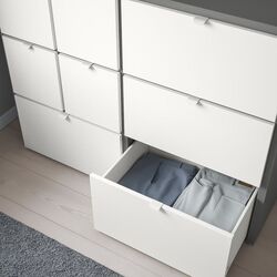 Comodă Ikea Visthus 8 sertare 122x96 (Gri/Alb) Thumb