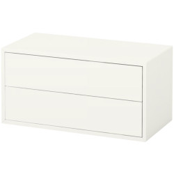 Comoda suspendata Ikea Eket 2 sertare 70x35x35 (Alb) Thumb