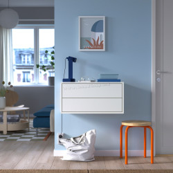 Comoda suspendata Ikea Eket 2 sertare 70x35x35 (Alb)