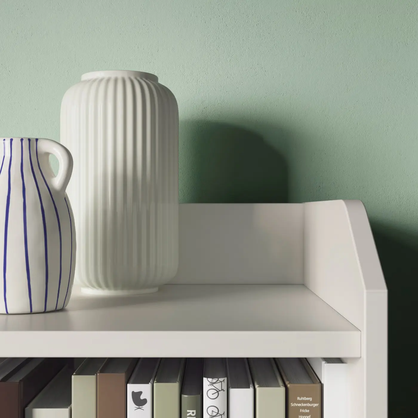 Comoda cu polita Ikea Hauga 70x46x116 (Alb) - 4