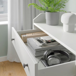 Comoda cu polita Ikea Hauga 70x46x116 (Alb) Thumb