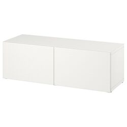 Tumba Ikea Besta usi 120x42x38 (Alb/Laxviken Alb) Thumb