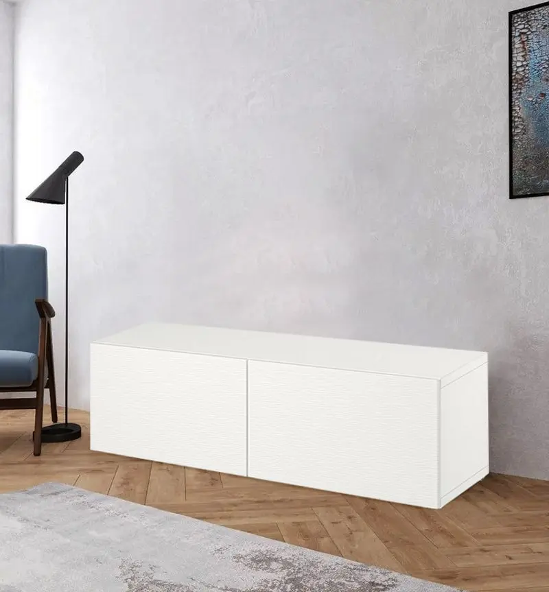 Tumba Ikea Besta usi 120x42x38 (Alb/Laxviken Alb)