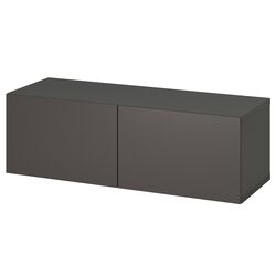 Tumba Ikea Besta usi/polite 120x42x38 (Gri Inchis/Lappviken Gri Inchis) Thumb