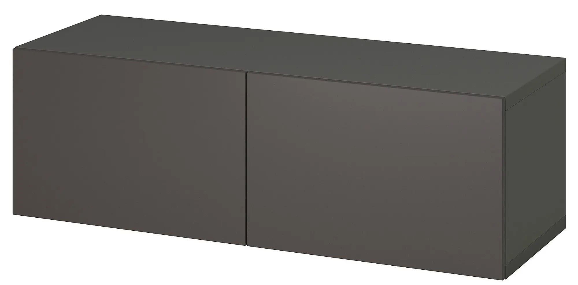 Tumba Ikea Besta usi/polite 120x42x38 (Gri Inchis/Lappviken Gri Inchis)