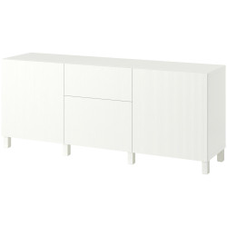 Тумба Ikea Besta/Forvaltare с ящиками 180x42x74 (Белый) Thumb