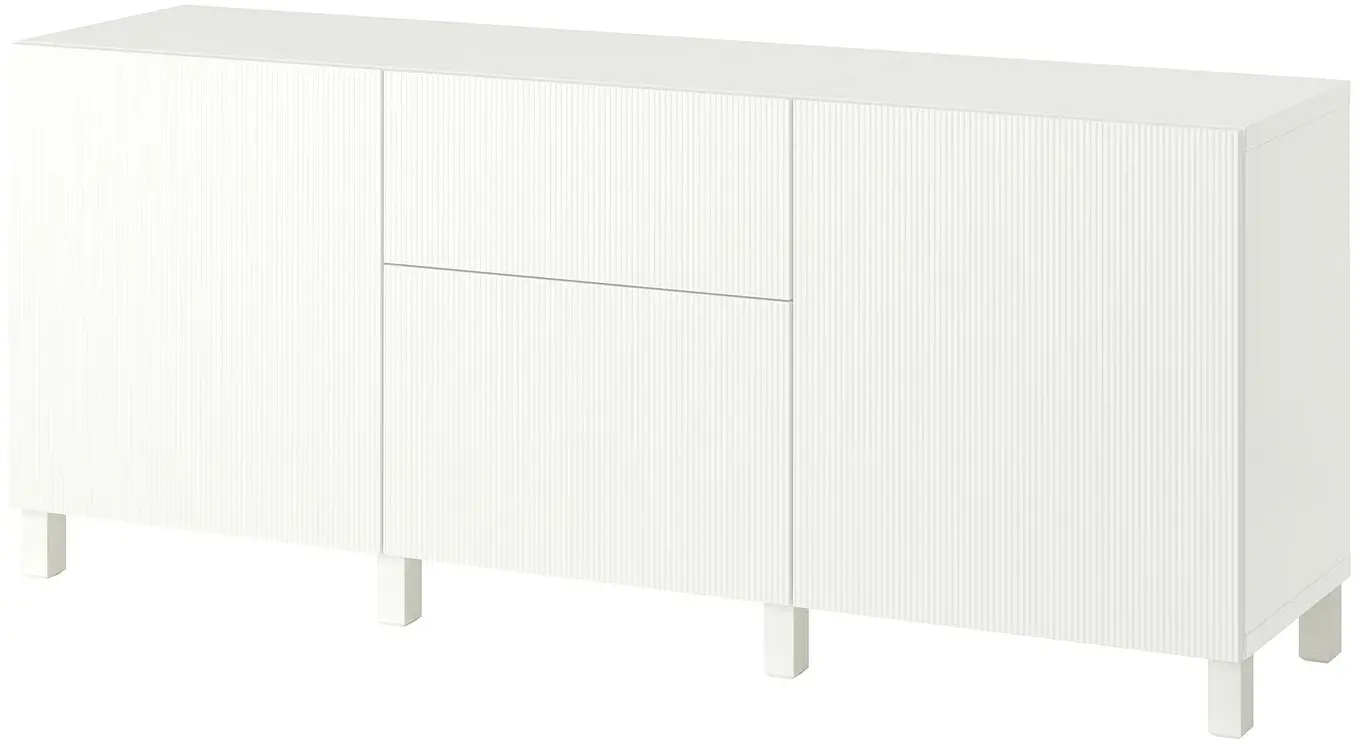 Тумба Ikea Besta/Forvaltare с ящиками 180x42x74 (Белый) - 3