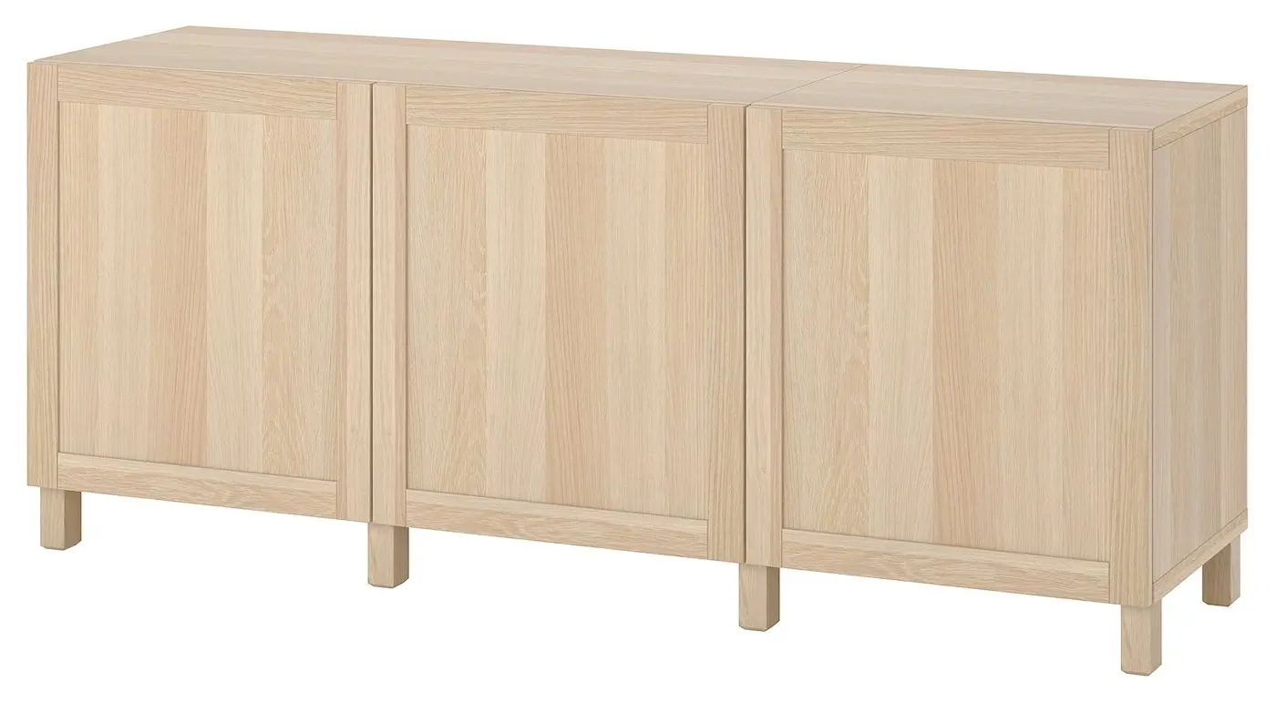 Tumba Ikea Besta/Hanviken/Stubbarp 180x42x74 (Aspect Stejar Antichizat) - 2