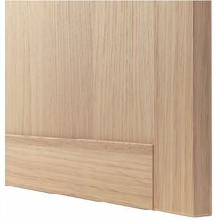 Тумба Ikea Besta/Hanviken/Stubbarp дверцы/ящики/нажимные направляющие 120x42x74 (Имитация Состаренного Дуба) Thumb