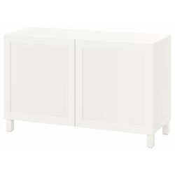 Tumba Ikea Besta/Hanviken/Stubbarp cu usi 120x42x74 (Alb) Thumb