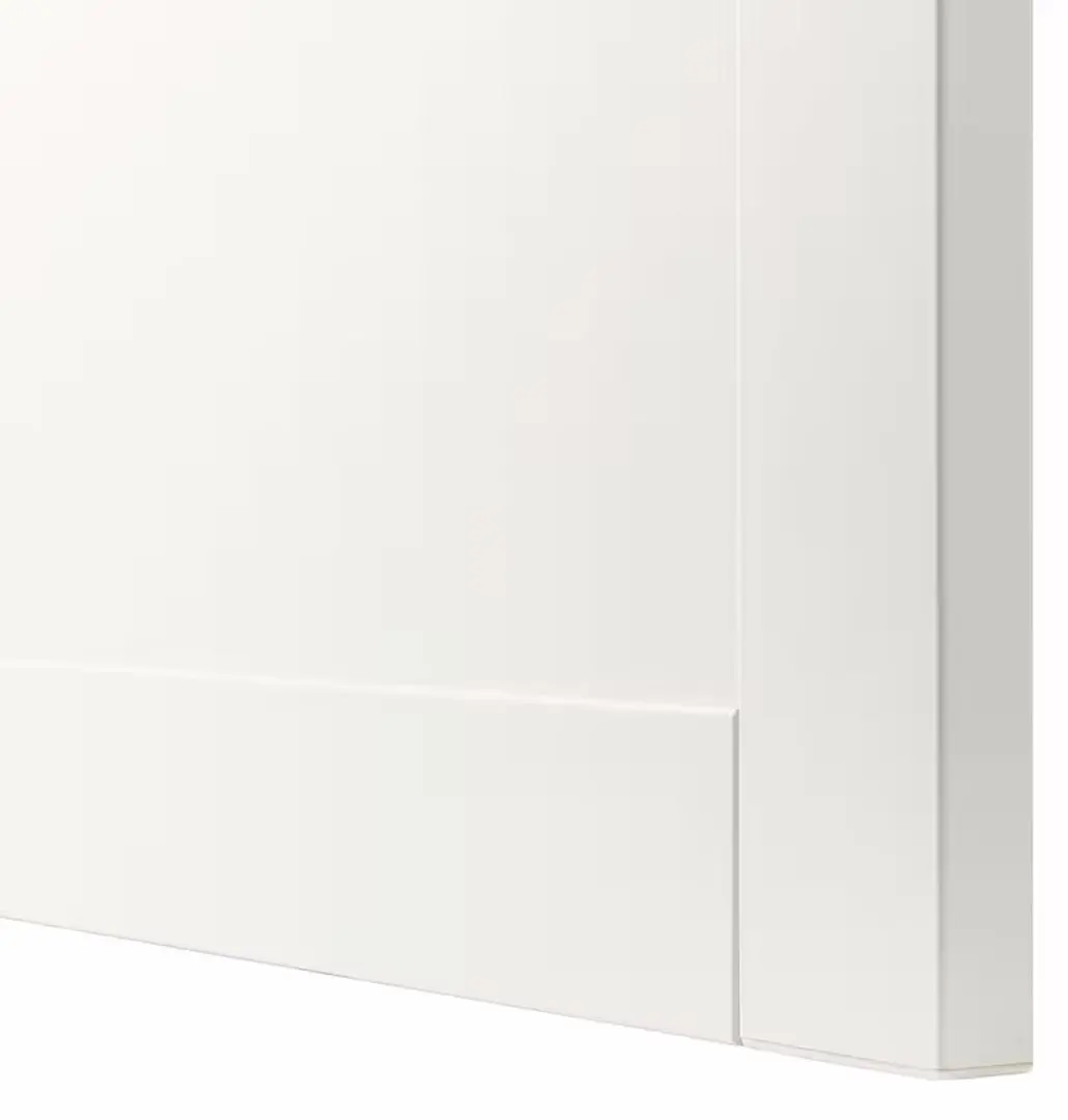 Tumba Ikea Besta/Hanviken/Stubbarp cu usi 120x42x74 (Alb)