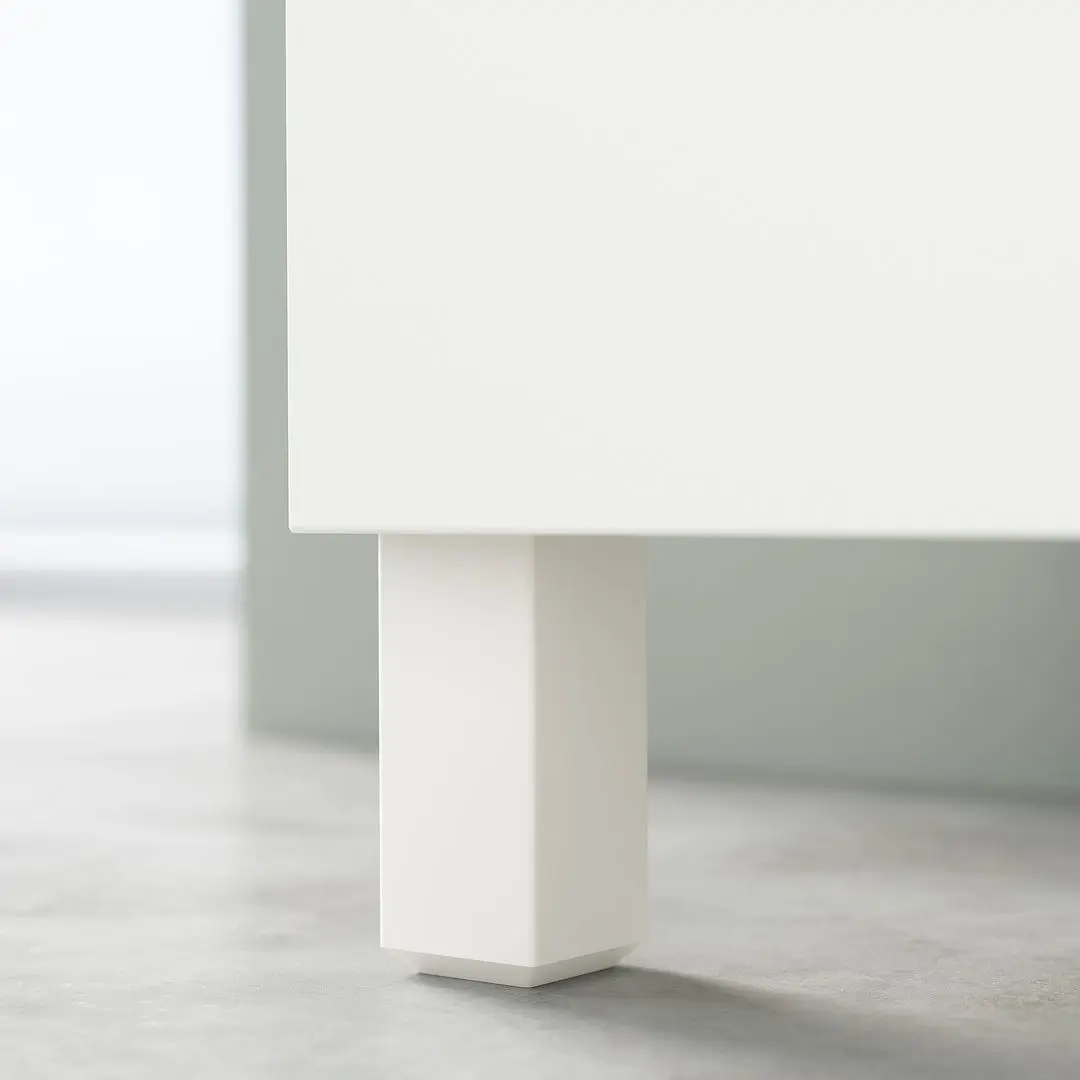 Тумба Ikea Besta/Kallviken/Stubbarp ящик с плавно-закрывающимися направляющими 120x42x74 (Белый/Имитация бетона) - 4