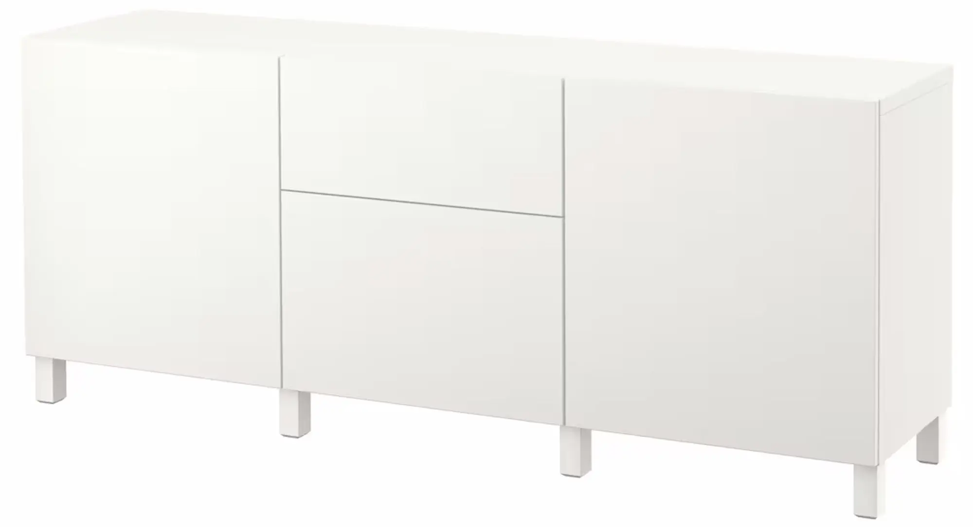 Tumba Ikea Besta/Lappviken/Stubbarp sertare/sina sertar inchidere lina 180x42x74 (Alb) - 2