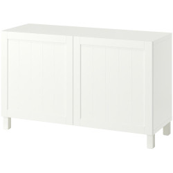 Tumba Ikea Besta/Pipmakare cu usi 120x42x74 (Alb) Thumb