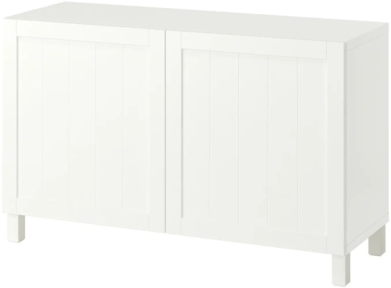 Tumba Ikea Besta/Pipmakare cu usi 120x42x74 (Alb) - 3