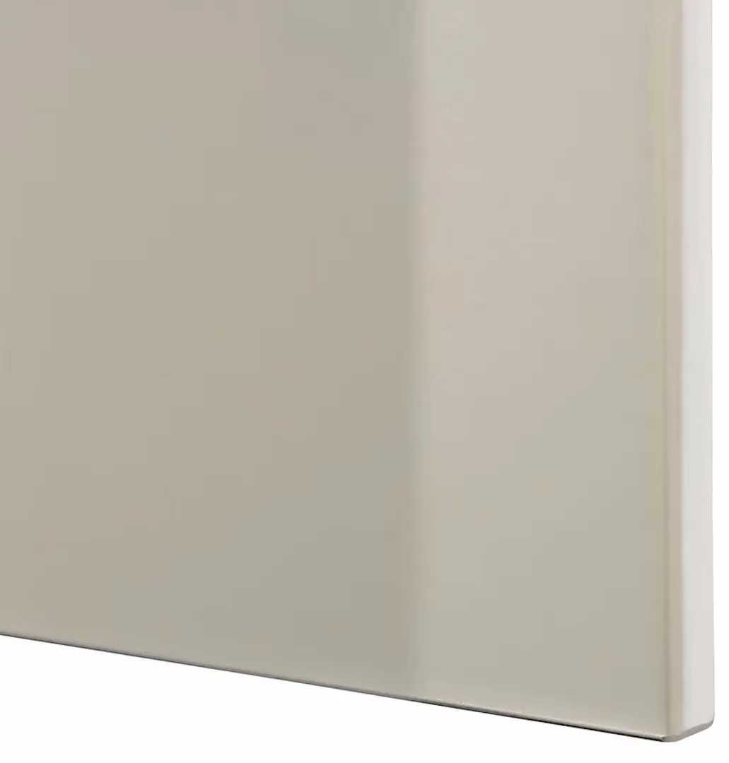 Tumba Ikea Besta/Selsviken/Stubbarp cu usi 180x42x74 (Aspect Stejar Antichizat/Bej Lucios)