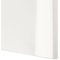Тумба Ikea Besta/Selsviken/Stubbarp ящик с плавно-закрывающимися направляющими 180x42x74 (Белый/Глянцевый белый) Thumb