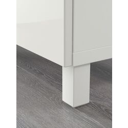 Тумба Ikea Besta/Selsviken/Stubbarp ящик с плавно-закрывающимися направляющими 180x42x74 (Белый/Глянцевый белый) Thumb