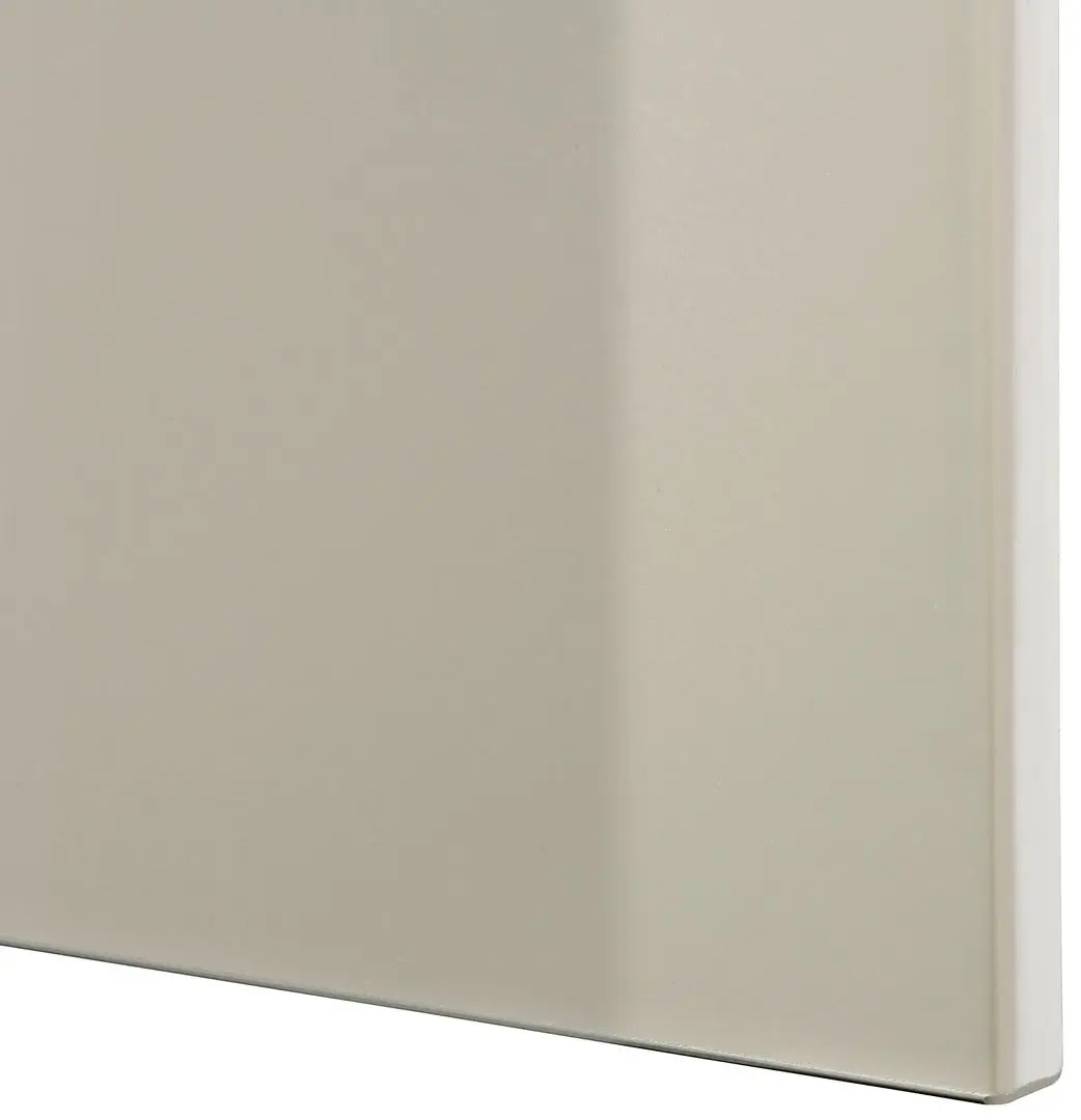 Tumba Ikea Besta/Selsviken/Stubbarp sina sertar cu inchidere lina 180x42x74 (Aspect stejar antichizat/Bej lucios) - 3