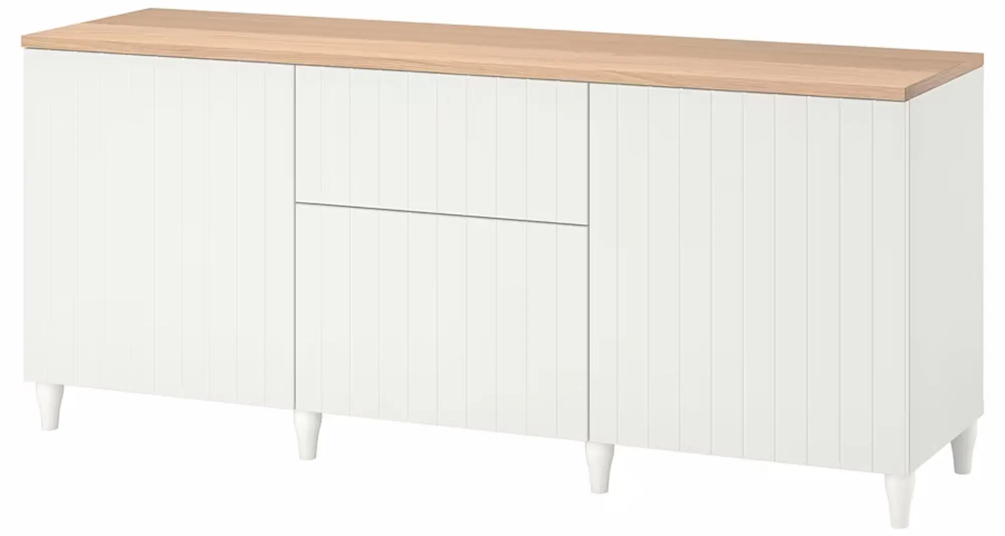 Tumba Ikea Besta/Sutterviken/Kabbarp sertare/sina sertar inchidere lina 180x42x76 (Alb) - 2