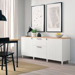 Tumba Ikea Besta/Sutterviken/Kabbarp sertare/sina sertar inchidere lina 180x42x76 (Alb)