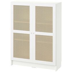 Tumba Ikea Billy/Hogadal usi 80x30x106 (Alb/Bambus) Thumb
