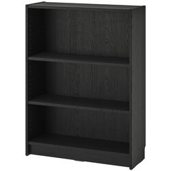 Tumba Ikea Billy/Oxberg 240x30x106 (Negru Aspect Stejar) Thumb