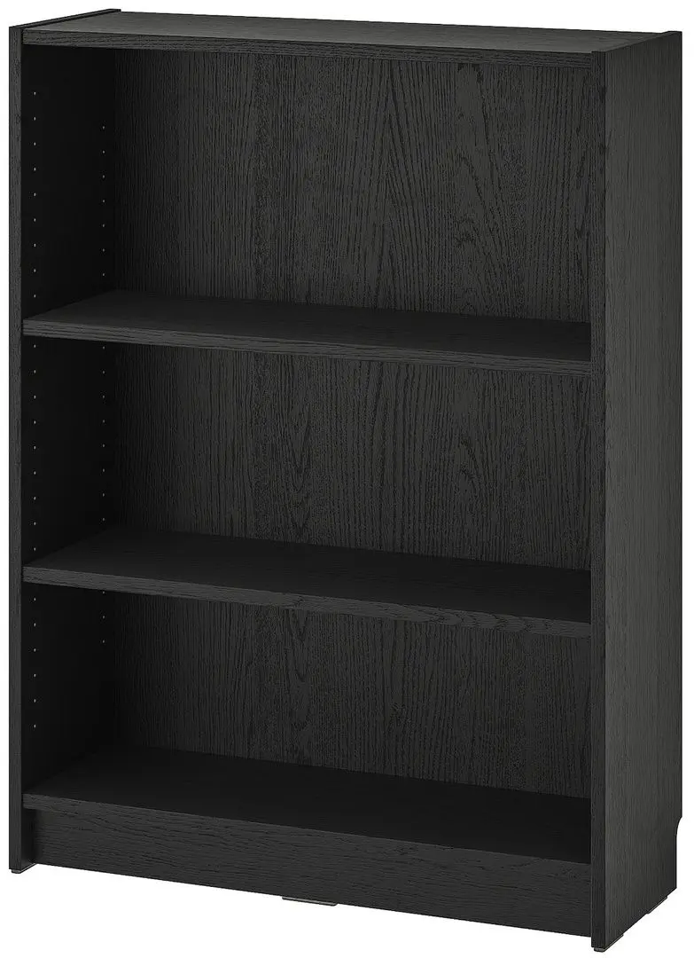 Tumba Ikea Billy/Oxberg 240x30x106 (Negru Aspect Stejar)