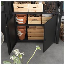 Tumba Ikea Bror 76x40x66 (Negru) Thumb