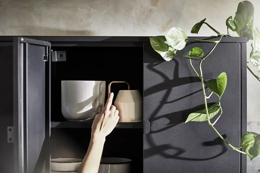 Tumba Ikea Bror 76x40x66 (Negru)