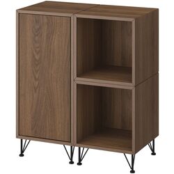 Tumba Ikea Eket cu usa 70x35x80 (Aspect Nuc/Negru) Thumb